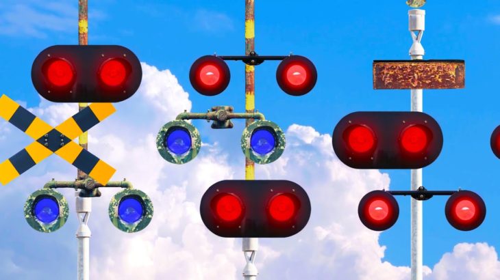 【踏切アニメ】カジノなスロットふみきり♪ ＼くーるぅー／ | Various railroad crossings and trains!