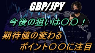 【FX】8/15 GBP/JPY 相場分析（狙いは○○！期待値に影響するポイント○○に注目！）