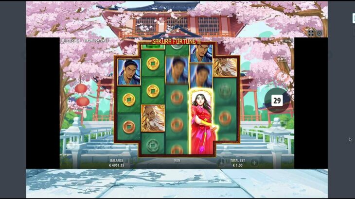 【Sakura Fortune2】無料プレイ動画 カジノシークレット