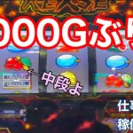 1000Gぶりの○○‼︎ 【スロット　バーサス　リヴァイズ】仕事終わりのパチスロ稼働録#30