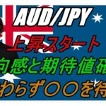 【FX】1/9 AUD/JPY 相場分析（上昇スタート！波と期待値を確認！）