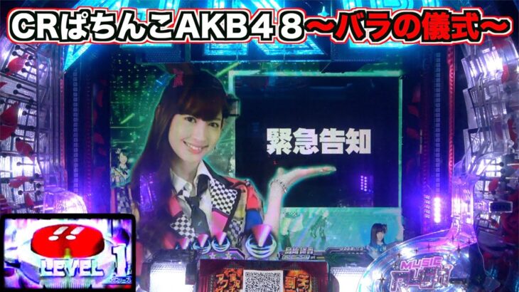 【CRぱちんこAKB48 バラの儀式】ポコポコタイム突入で大チャンス！
