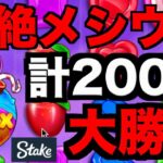 【オンラインカジノ】200万円大勝負してみた結果〜stake〜